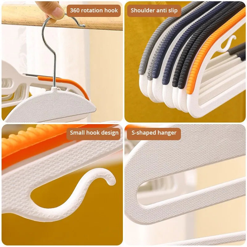 Anti-Slip Versatile Hanger for dry and wet clothes